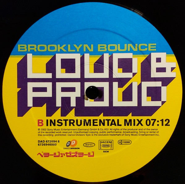 Brooklyn Bounce - Loud & Proud | Dance Division (DAD 672694 6) - 3 Brooklyn Bounce - Loud & Proud | Dance Division (DAD 672694 6) - 3