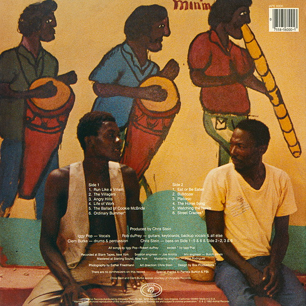 Iggy Pop - Zombie Birdhouse | Animal Records (APE 6000) - 2