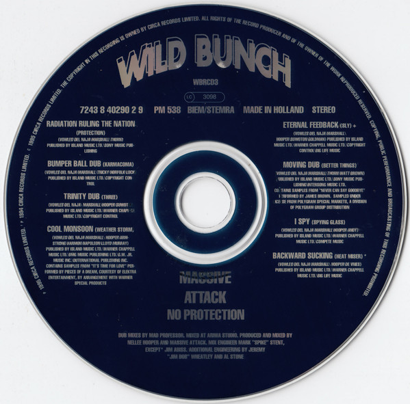Massive Attack V Mad Professor - No Protection | Wild Bunch Records (wbrcd3) - 3
