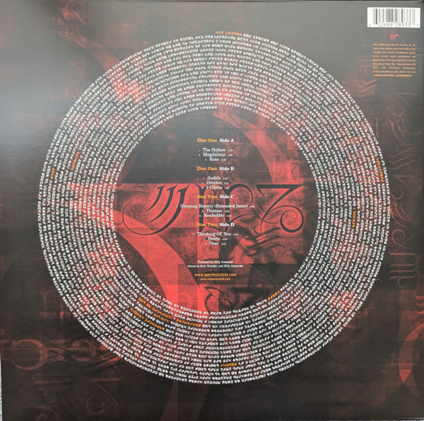 A Perfect Circle - Mer De Noms | Virgin (00602488289337) - 2