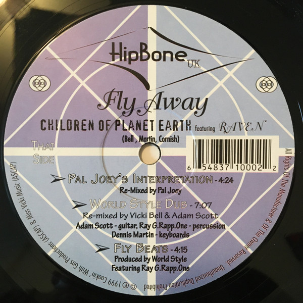 Children Of Planet Earth Featuring Raven - Fly Away | Hipbone Records (HBUK-0002) - 4