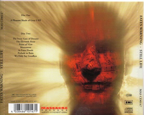 Fates Warning - Still Life | Massacre Records (MAS CD0147) - 2 Fates Warning - Still Life | Massacre Records (MAS CD0147) - 2