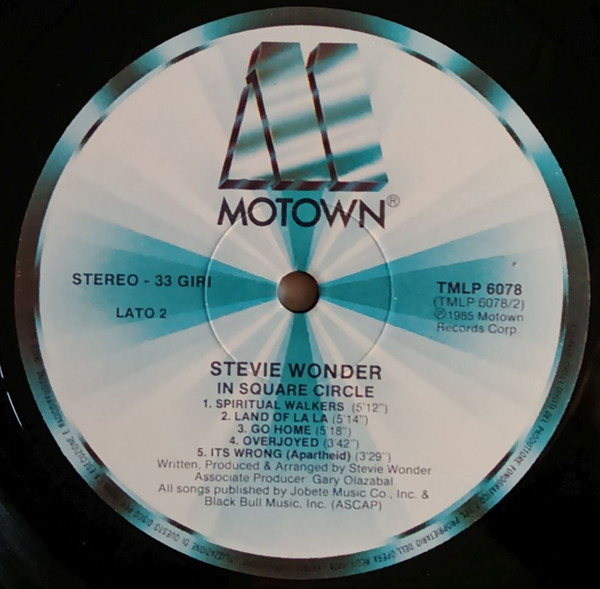 Stevie Wonder - In Square Circle | Motown (TMLP 6078) - 2