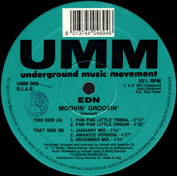 EDN - Moovin' Groovin' | UMM (UMM 069)