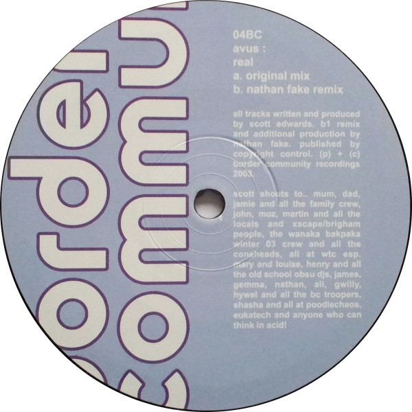 Avus - Real | Border Community (04BC) - 3 Avus - Real | Border Community (04BC) - 3