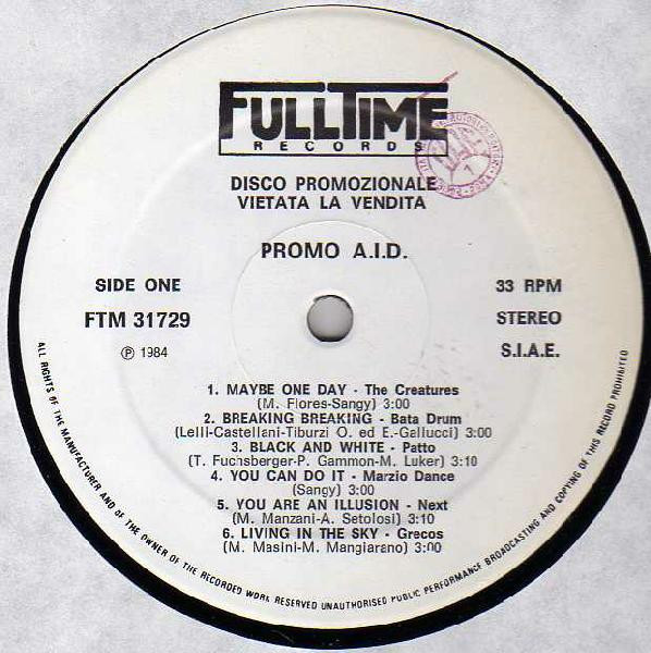 Various - Promo A.I.D. | Full Time Records (FTM 31729)
