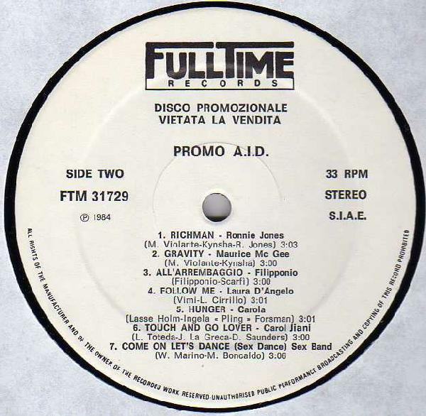 Various - Promo A.I.D. | Full Time Records (FTM 31729) - 2