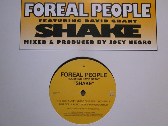 Foreal People Featuring David Grant - Shake | Z Records (ZEDD 12 043) - 3 Foreal People Featuring David Grant - Shake | Z Records (ZEDD 12 043) - 3