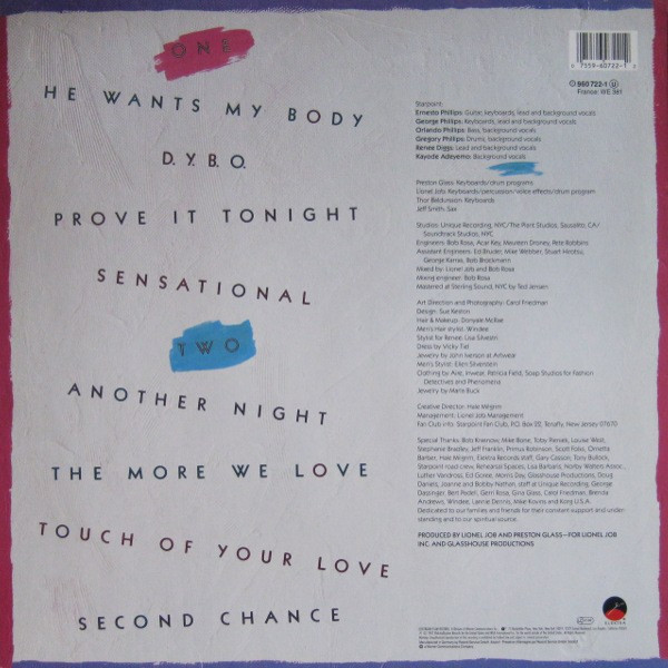 Starpoint - Sensational | Elektra (960 722-1) - 2