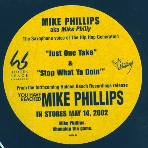 Mike Phillips - Just One Take | Hidden Beach Recordings (EAS 56654 / XSS 56654)