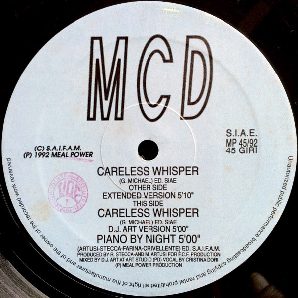 MCD - Careless Whisper | New Meal Power (MP 45/92)