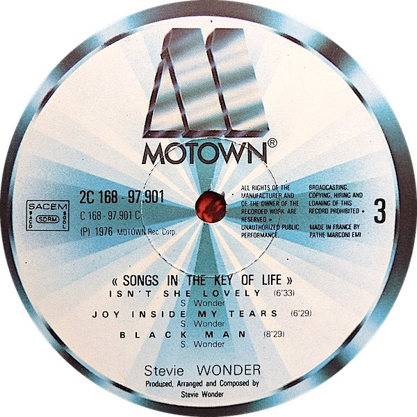 Stevie Wonder - Songs In The Key Of Life | Motown (2 C168-97900/1) - 8