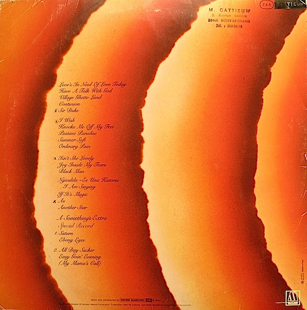 Stevie Wonder - Songs In The Key Of Life | Motown (2 C168-97900/1) - 4