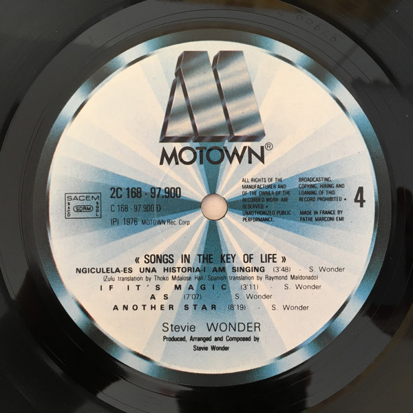 Stevie Wonder - Songs In The Key Of Life | Motown (2 C168-97900/1) - 6