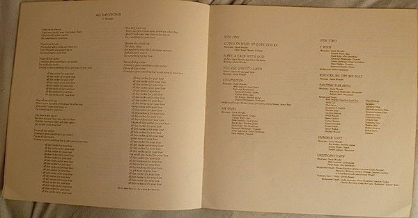 Stevie Wonder - Songs In The Key Of Life | Motown (2 C168-97900/1) - 19