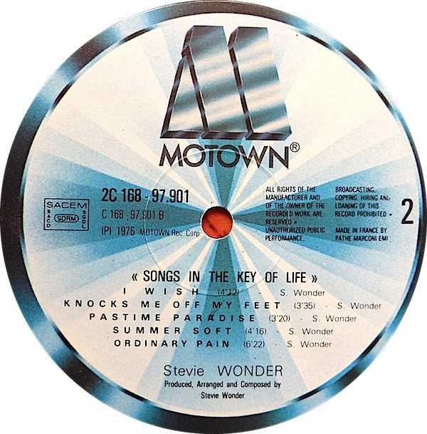 Stevie Wonder - Songs In The Key Of Life | Motown (2 C168-97900/1) - 7
