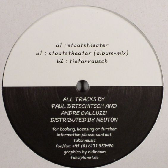 Brtschitsch & Galluzzi - Staatstheater | Taksi (taksi013) - 2 Brtschitsch & Galluzzi - Staatstheater | Taksi (taksi013) - 2