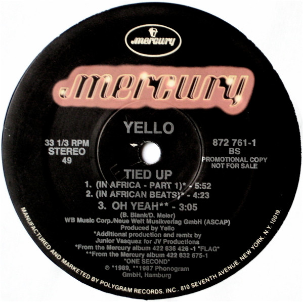 Yello - Tied Up (Remix) | Mercury (872 761-1) - 4