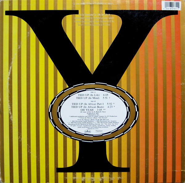 Yello - Tied Up (Remix) | Mercury (872 761-1) - 2