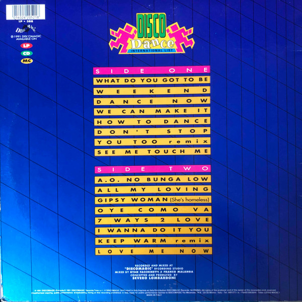 Various - Disco Dance: International List Compilation | Discomagic Records (LP 588)