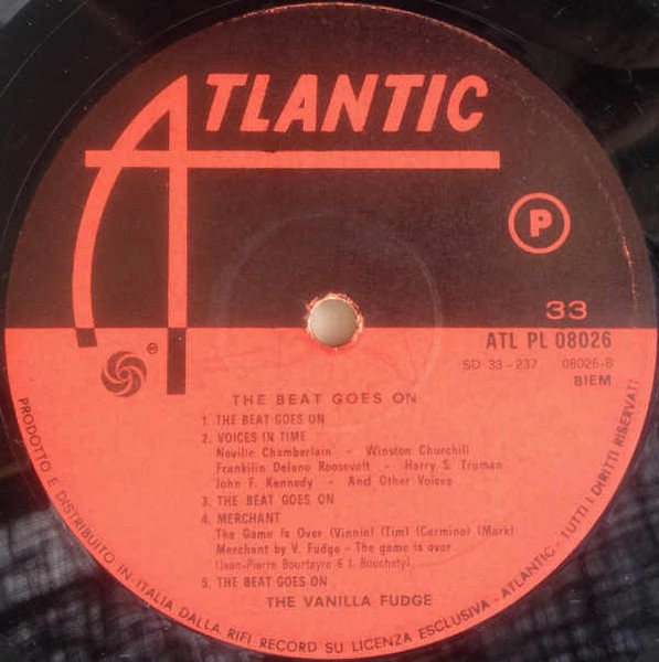 Vanilla Fudge - The Beat Goes On | Atlantic (ATL PL 08026) - 3 Vanilla Fudge - The Beat Goes On | Atlantic (ATL PL 08026) - 3
