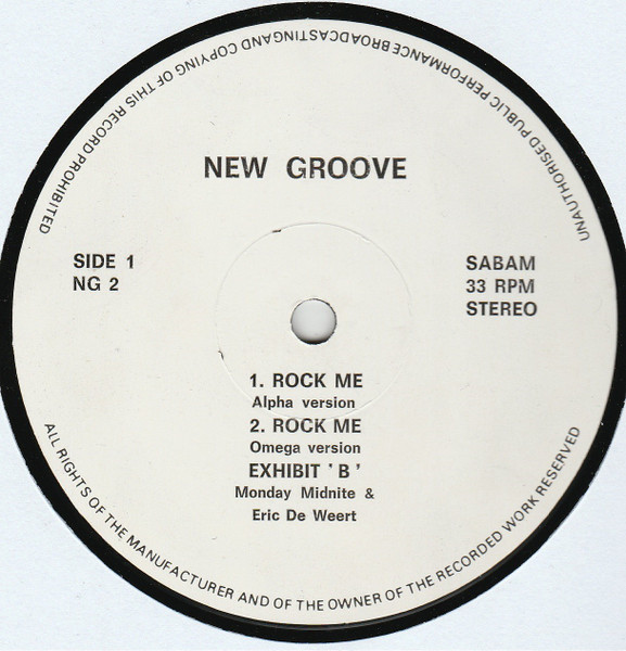 Exhibit "B" - Rock Me (Alien Dance Mix) | New Groove (NG 2) - 3