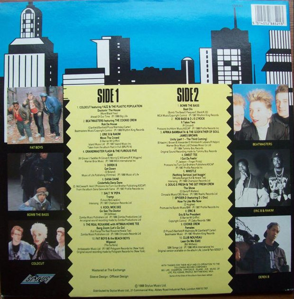 Various - Hip Hop And Rapping In The House | Stylus Music (SMR 852) - 4