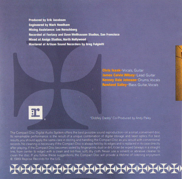 Chris Isaak - Heart Shaped World | Reprise Records (CD 25837) - 4