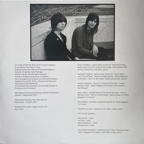 The Lemon Twigs - Everything Harmony | Captured Tracks (CT-358) - 3