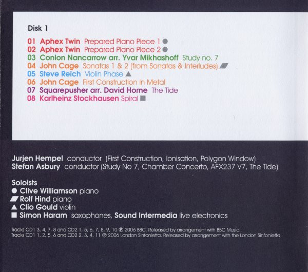 London Sinfonietta - Warp Works & Twentieth Century Masters | Warp Records (WARPCD144) - 3