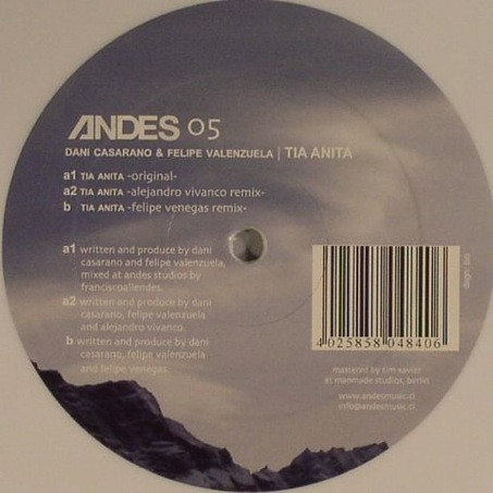 Dani Casarano & Felipe Valenzuela - Tia Anita | Andes Music (Andes05)