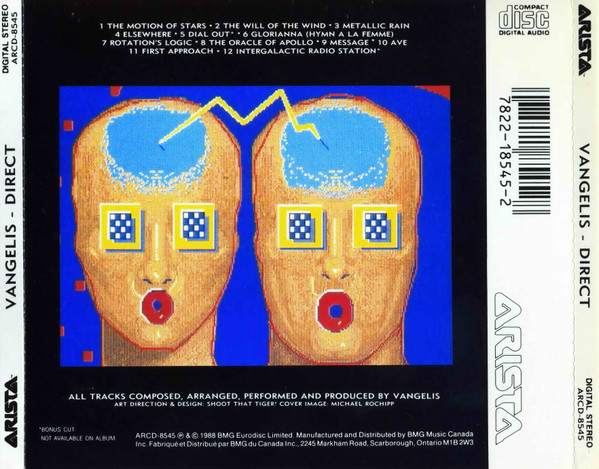 Vangelis - Direct | Arista (ARCD-8545) - 2