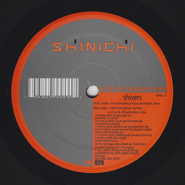 Sultan Featuring Stephanie Vezina - Shivers | Shinichi (SHI029) - 3 Sultan Featuring Stephanie Vezina - Shivers | Shinichi (SHI029) - 3
