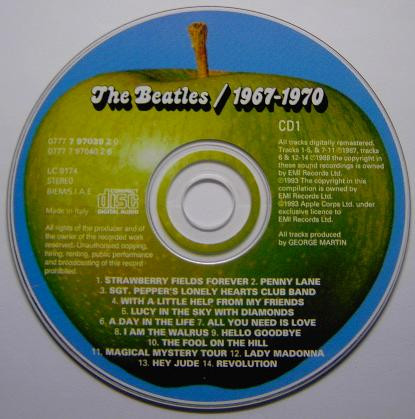 The Beatles - 1967-1970 | Apple Records (0777 7 97039 2 0) - 3 The Beatles - 1967-1970 | Apple Records (0777 7 97039 2 0) - 3