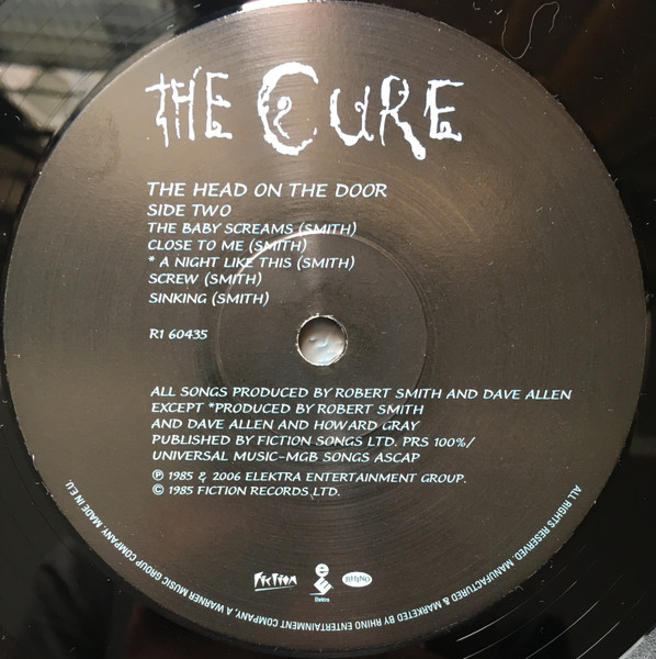 The Cure - The Head On The Door | Fiction Records (R1 60435) - 4
