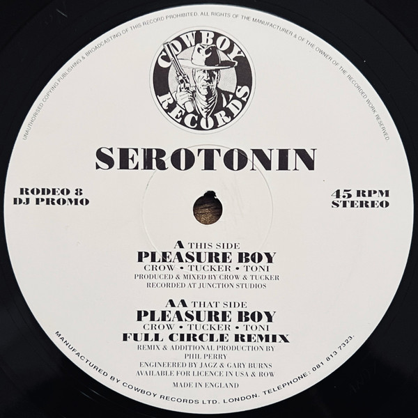 Serotonin - Pleasure Boy | Cowboy Records (RODEO 8) - main Serotonin - Pleasure Boy | Cowboy Records (RODEO 8) - main