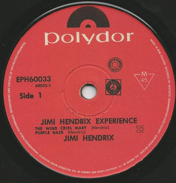 The Jimi Hendrix Experience - The Wind Cries Mary | Polydor (EPH-60033) - 3 The Jimi Hendrix Experience - The Wind Cries Mary | Polydor (EPH-60033) - 3