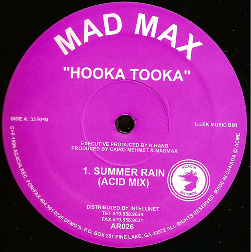 Mad Max - Hooka Tooka | Acacia Records (AR026)
