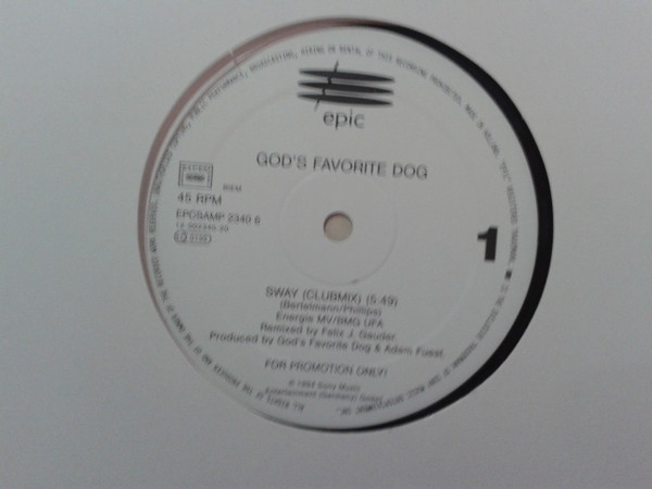 God's Favorite Dog - Sway | Epic (EPCSAMP 2340 6) - main