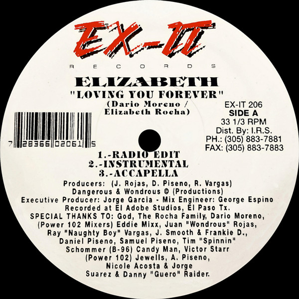 Elizabeth - Loving You Forever | EX-IT Records (EX-IT 206)