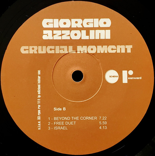 Giorgio Azzolini - Crucial Moment | Rearward (RW111 LP) - 4