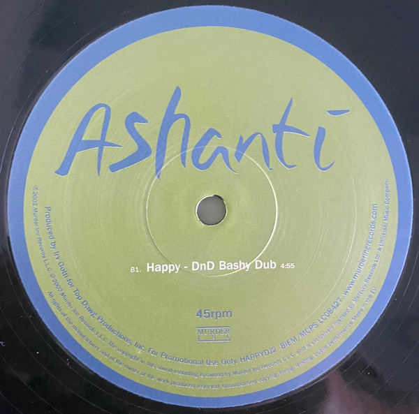 Ashanti - Happy (The Remixes) | Murder Inc Records (HAPPYDJ2) - 4