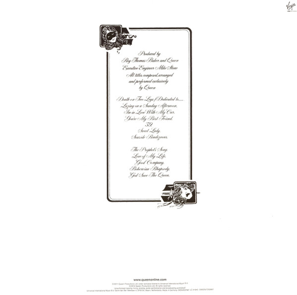 Queen - A Night At The Opera | Virgin EMI Records (00602547202697) - 3