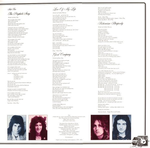 Queen - A Night At The Opera | Virgin EMI Records (00602547202697) - 2