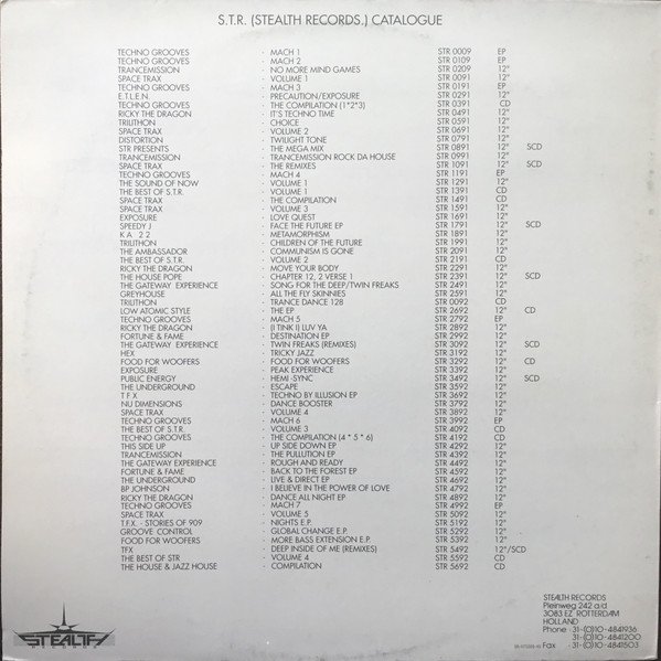 B Real - Sex Test | Stealth Records (STR 6293) - 4