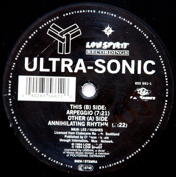 Ultra-Sonic - Annihilating Rhythm | Fire Recordings (855 661-1)