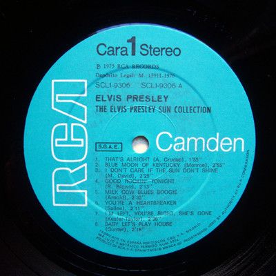 Elvis Presley - The Sun Collection | RCA Camden (SCL1-9306) - 3