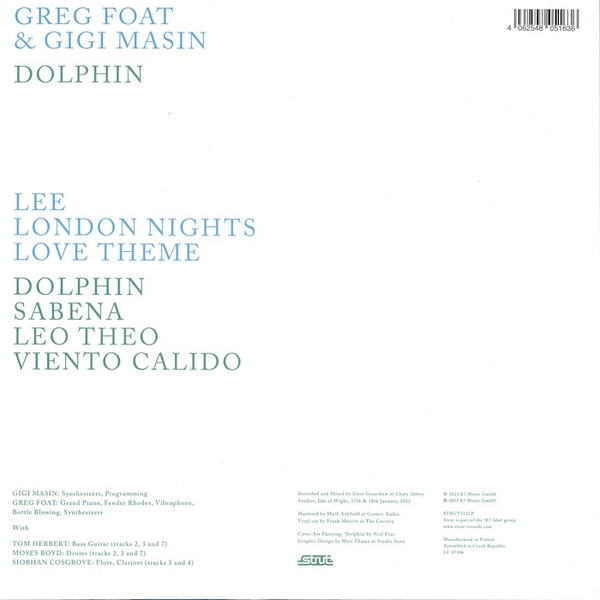 Greg Foat  &  Gigi Masin - Dolphin | Strut (STRUT311LP) - main