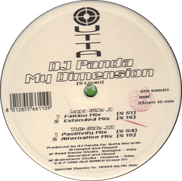 DJ Panda - My Dimension | Outta Records (OTA 696011) - 3