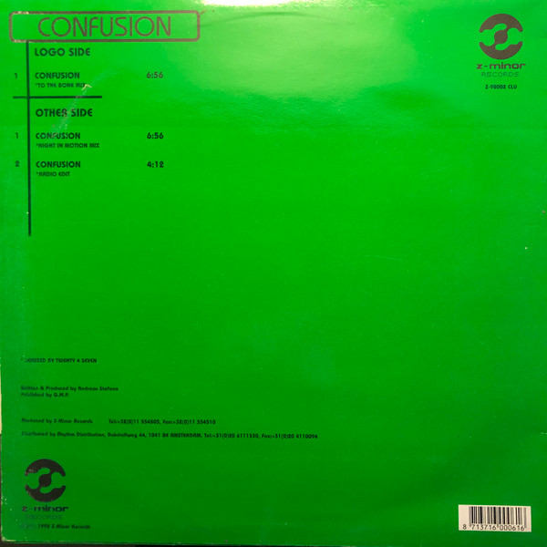 Pinball - Confusion | Z-Minor Records (Z-98002 CLU) - 2 Pinball - Confusion | Z-Minor Records (Z-98002 CLU) - 2